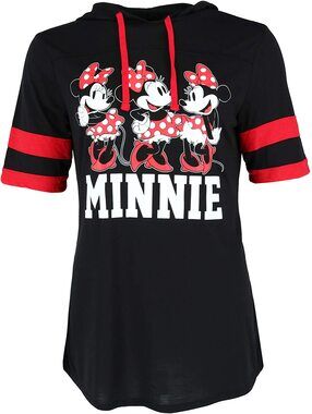 Disney Minnie Mouse Hoodie Football Shirt